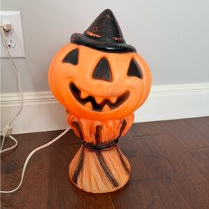 Vintage Empire Plastic Corp. Jack-o’-lantern Witch Light-Up Decoration